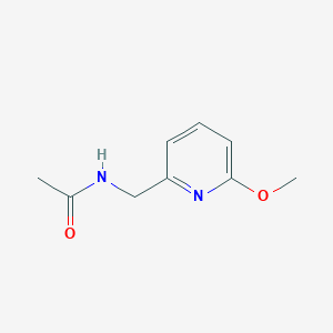 molecular formula C9H12N2O2 B8696933 N-[(6-Methoxypyridin-2-yl)methyl]acetamide CAS No. 95851-88-0