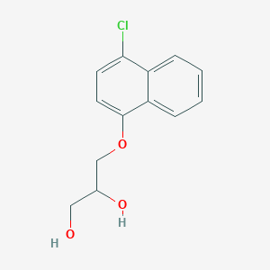 molecular formula C13H13ClO3 B8696941 3-(4-Chloro-1-naphthalenyloxy)-1,2-propanediol CAS No. 59365-63-8