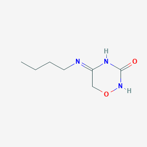 B8696957 5-(Butylamino)-2H-1,2,4-oxadiazin-3(6H)-one CAS No. 92174-79-3