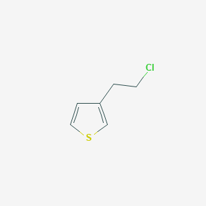 molecular formula C6H7ClS B8696965 2-(3-Thienyl)chloroethane 