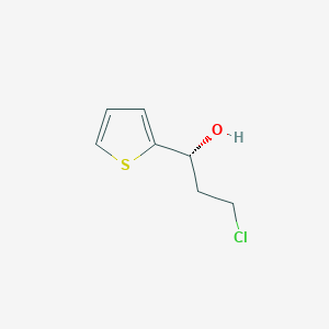 molecular formula C7H9ClOS B8696973 (R)-3-Chloro-1-(thiophen-2-YL)propan-1-OL 