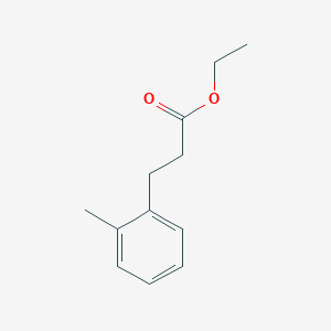 molecular formula C12H16O2 B008697 Ethyl 3-(o-tolyl)propanoate CAS No. 104750-61-0
