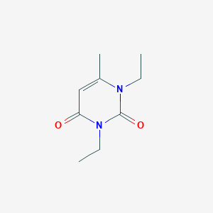molecular formula C9H14N2O2 B8697137 1,3-Diethyl-6-methyluracil 