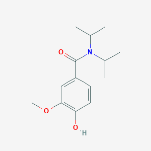 4-Hydroxy-3-methoxy-N,N-di(propan-2-yl)benzamide