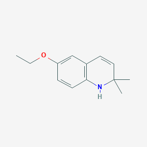 molecular formula C13H17NO B8697264 6-Ethoxy-2,2-dimethyl-1,2-dihydroquinoline 