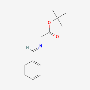 molecular formula C13H17NO2 B8697438 Tert-butyl 2-(benzylideneamino)acetate 