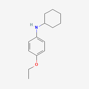 molecular formula C14H21NO B8697441 N-Cyclohexyl-p-ethoxyaniline CAS No. 721-91-5