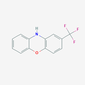 molecular formula C13H8F3NO B8697544 2-(trifluoromethyl)-10H-phenoxazine CAS No. 2069-57-0