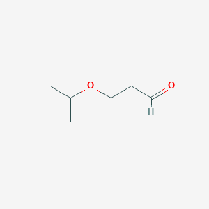molecular formula C6H12O2 B8697637 3-(propan-2-yloxy)propanal 