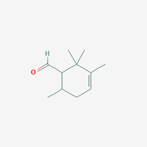 B8697664 2,2,3,6-Tetramethylcyclohex-3-ene-1-carbaldehyde CAS No. 102878-62-6
