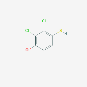 molecular formula C7H6Cl2OS B8697727 2,3-Dichloro-4-methoxybenzenethiol CAS No. 83119-51-1