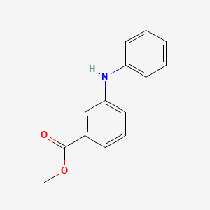 molecular formula C14H13NO2 B8698183 methyl 3-(phenylamino)benzoate 