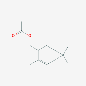 molecular formula C13H20O2 B086982 2-Carene-4-methanol, acetate CAS No. 15103-33-0
