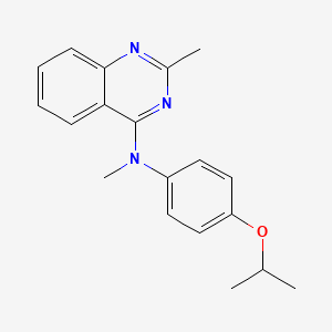 molecular formula C19H21N3O B8698242 N-(4-ISOPROPOXYPHENYL)-N,2-DIMETHYLQUINAZOLIN-4-AMINE CAS No. 827031-18-5
