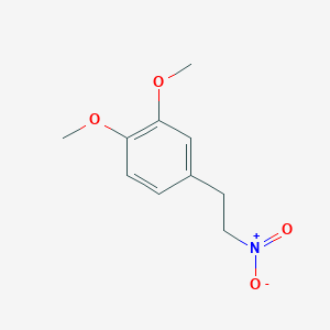 molecular formula C10H13NO4 B8698392 1,2-Dimethoxy-4-(2-nitroethyl)benzene CAS No. 70360-83-7