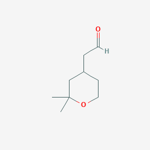 (2,2-Dimethyltetrahydro-2H-pyran-4-yl)acetaldehyde