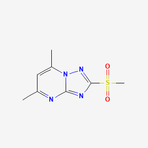 2-(Methanesulfonyl)-5,7-dimethyl[1,2,4]triazolo[1,5-a]pyrimidine