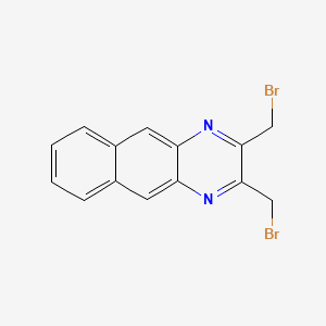 molecular formula C14H10Br2N2 B8698469 2,3-Bis(bromomethyl)benzo[g]quinoxaline CAS No. 95379-91-2