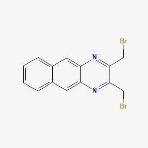 Benzo[g]quinoxaline, 2,3-bis(bromomethyl)-