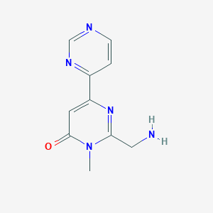 2-Aminomethyl-1-methyl-1H-[4,4']bipyrimidinyl-6-one