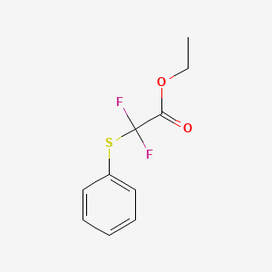 Acetic acid, difluoro(phenylthio)-, ethyl ester