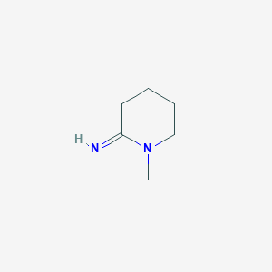 molecular formula C6H12N2 B8698537 1-Methyl-2-piperidinimine CAS No. 63156-90-1