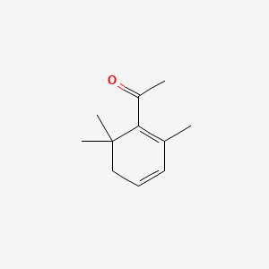 molecular formula C11H16O B8698546 Ethanone, 1-(2,6,6-trimethyl-1,3-cyclohexadien-1-yl)- CAS No. 41436-46-8
