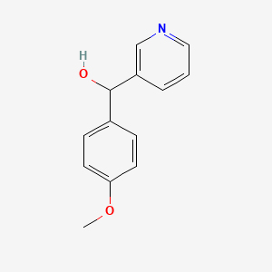 molecular formula C13H13NO2 B8698582 3-Pyridyl-4-methoxyphenylcarbinol 