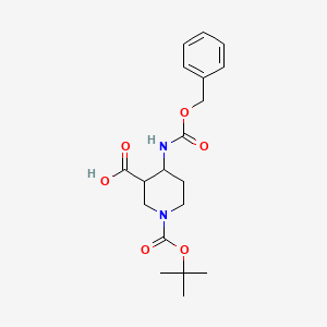 4-Benzyloxycarbonylamino-piperidine-1,3-dicarboxylic acid 1-tert-butyl ester