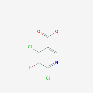 molecular formula C7H4Cl2FNO2 B8698600 Methyl 4,6-dichloro-5-fluoronicotinate 