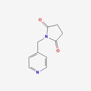 molecular formula C10H10N2O2 B8698614 1-(4-Pyridinylmethyl)-2,5-pyrrolidinedione 