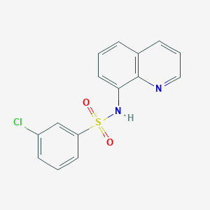3-Chloro-N-quinolin-8-yl-benzenesulfonamide