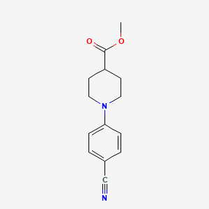 Methyl 1-(4-cyanophenyl)piperidine-4-carboxylate