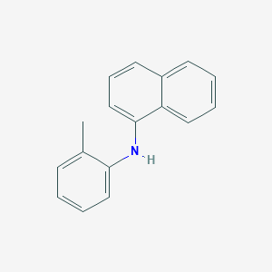 molecular formula C17H15N B8698686 N-(2-methylphenyl)naphthalen-1-amine CAS No. 103194-84-9