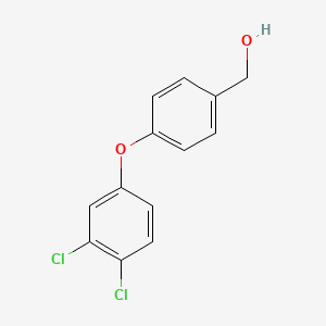 molecular formula C13H10Cl2O2 B8698719 [4-(3,4-dichlorophenoxy)phenyl]methanol 