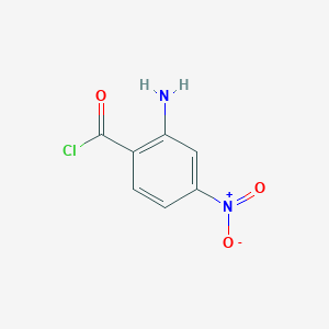 molecular formula C7H5ClN2O3 B8698746 2-Amino-4-nitrobenzoyl chloride CAS No. 62242-95-9