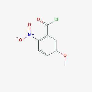 molecular formula C8H6ClNO4 B8698752 5-Methoxy-2-nitrobenzoyl chloride CAS No. 63932-00-3