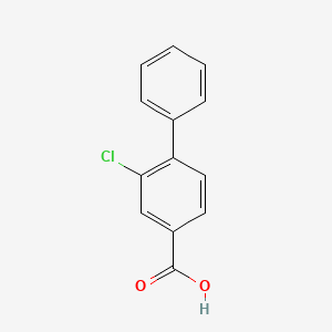 molecular formula C13H9ClO2 B8698753 2-Chlorobiphenyl-4-carboxylic acid 