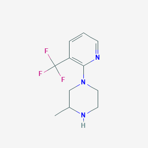 3-Methyl-1-[3-(trifluoromethyl)pyridin-2-yl]piperazine