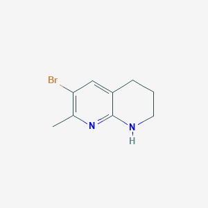 6-Bromo-7-methyl-1,2,3,4-tetrahydro-[1,8]naphthyridine