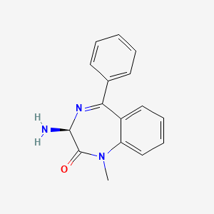 (R)-3-Amino-1-methyl-5-phenyl-1H-benzo[e][1,4]diazepin-2(3H)-one