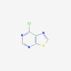 molecular formula C5H2ClN3S B086988 7-Chlorothiazolo[5,4-D]pyrimidine CAS No. 13316-12-6