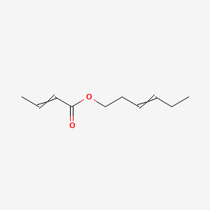 molecular formula C10H16O2 B8698836 Hex-3-en-1-yl but-2-enoate 