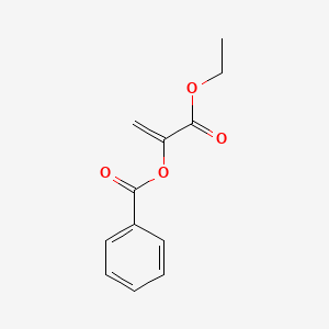 2-Propenoic acid, 2-(benzoyloxy)-, ethyl ester