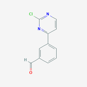 3-(2-Chloro-pyrimidin-4-yl)-benzaldehyde