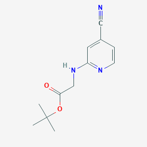 tert-butyl N-(4-cyanopyridin-2-yl)glycinate