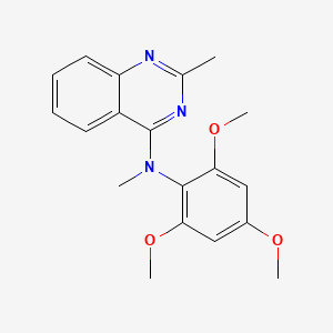 molecular formula C19H21N3O3 B8699070 N,2-dimethyl-N-(2,4,6-trimethoxyphenyl)quinazolin-4-amine CAS No. 827031-20-9