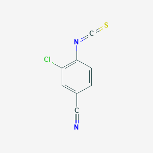 molecular formula C8H3ClN2S B8699125 2-chloro-4-cyanophenyl isothiocyanate 