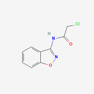 molecular formula C9H7ClN2O2 B8699247 N-1,2-Benzisoxazol-3-yl-2-chloroacetamide 
