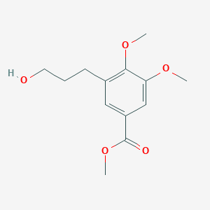 Methyl 3-(3-hydroxypropyl)-4,5-dimethoxybenzoate